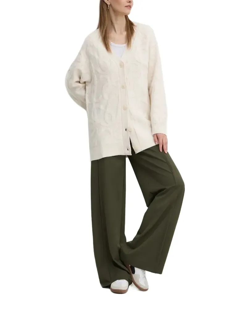 Desigual Texturierter Cardigan - Nude Nude