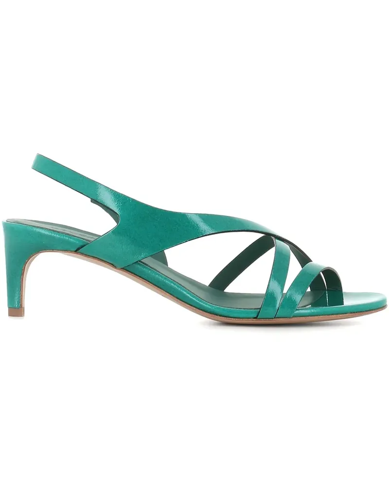 Roberto del Carlo Sandalen mit Slingback-Riemen - Grün Grün