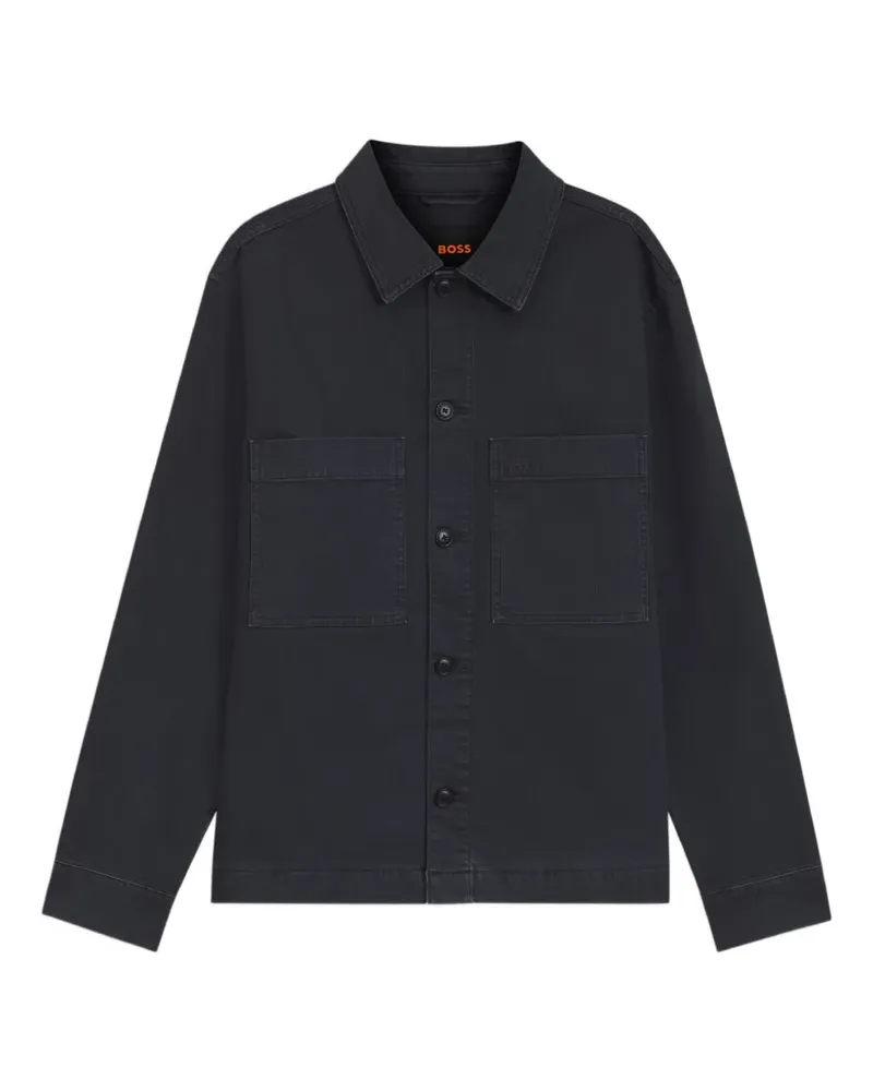 HUGO BOSS regular-fit stretch-cotton denim shirt - Schwarz Schwarz
