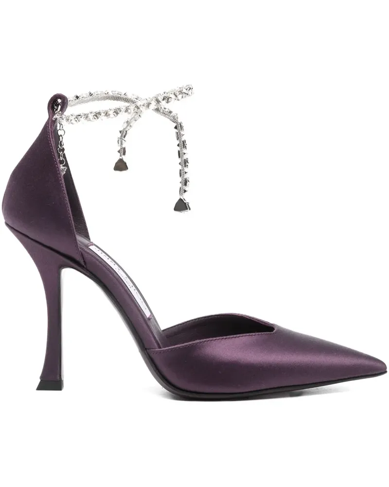 Jimmy Choo Pumps mit Kristallen - Violett Violett