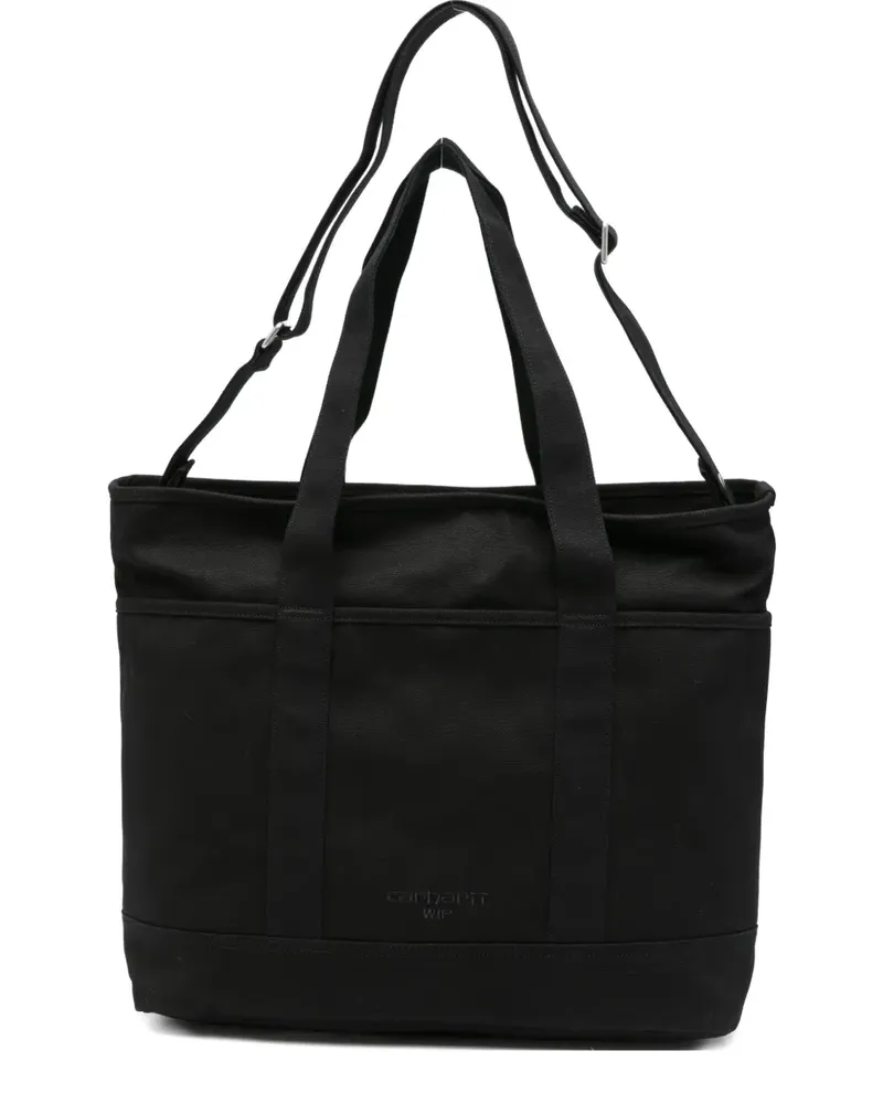 Carhartt WIP logo-embroidery tote bag - Schwarz Schwarz