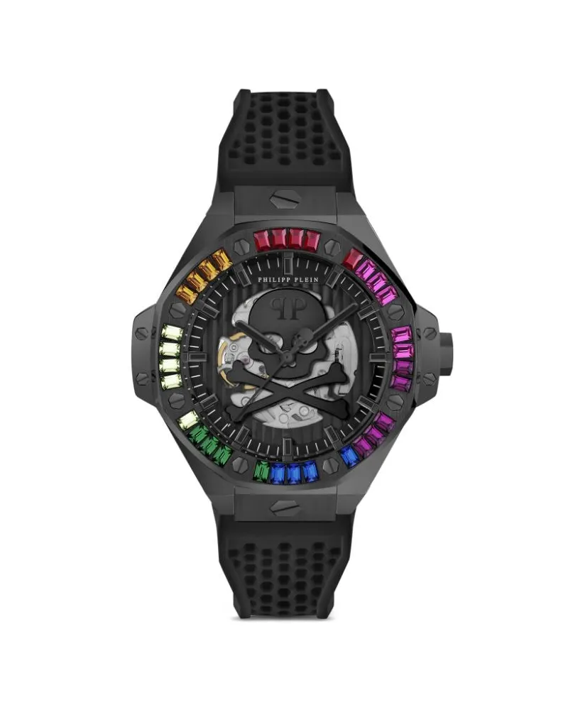 Philipp Plein keleton Royal 44mm - Schwarz Schwarz