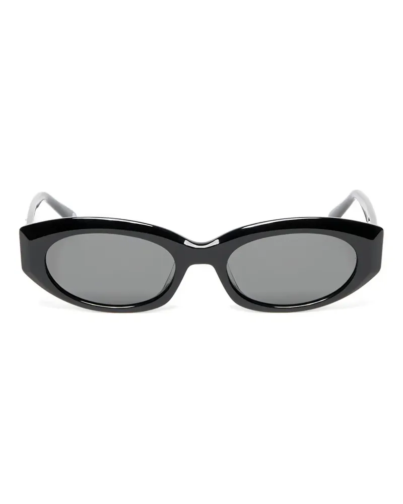 BAPE Sonnenbrille mit ovalem Gestell - Schwarz Schwarz