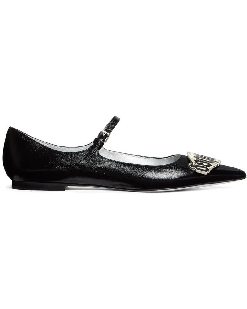 Dsquared2 Gothic Ballerinas - Schwarz Schwarz