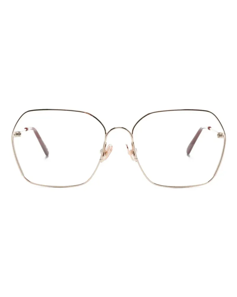 Chloé Brille mit geometrischem Gestell - Gold Gold