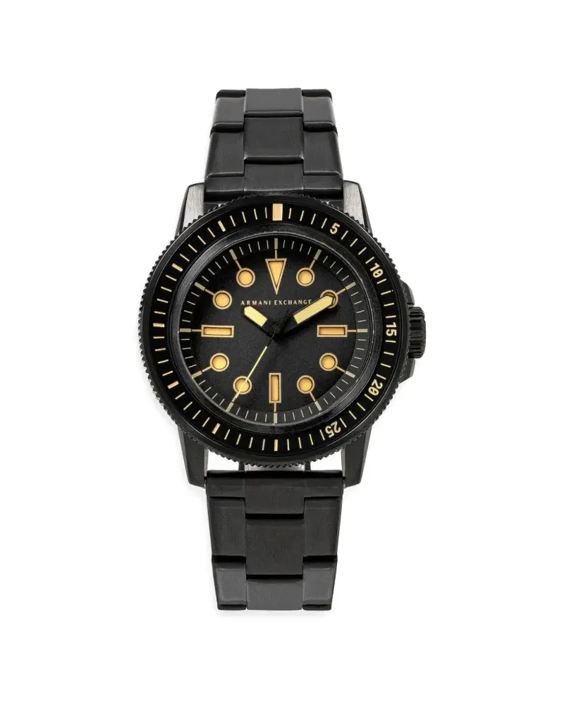 Armani Exchange Leonardo 44mm - Schwarz Schwarz