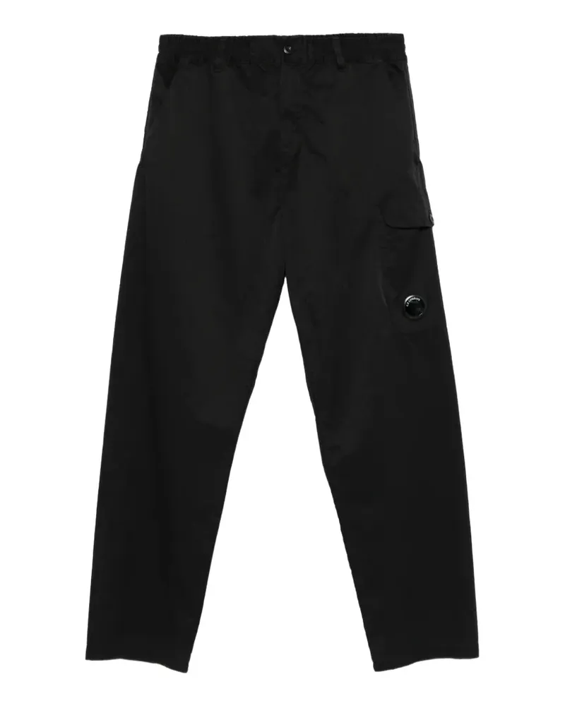 C.P. Company Cargohose mit Linsen-Detail - Schwarz Schwarz
