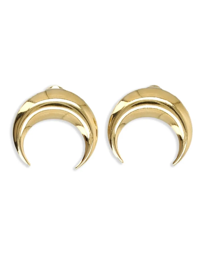 Marine Serre Mini Crescent Moon Ohrringe - Gold Gold