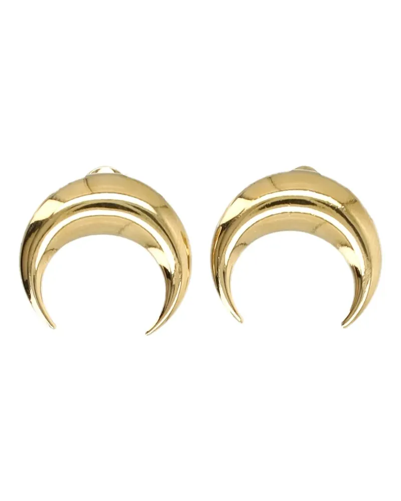 Marine Serre Mini Crescent Moon Ohrringe - Gold Gold