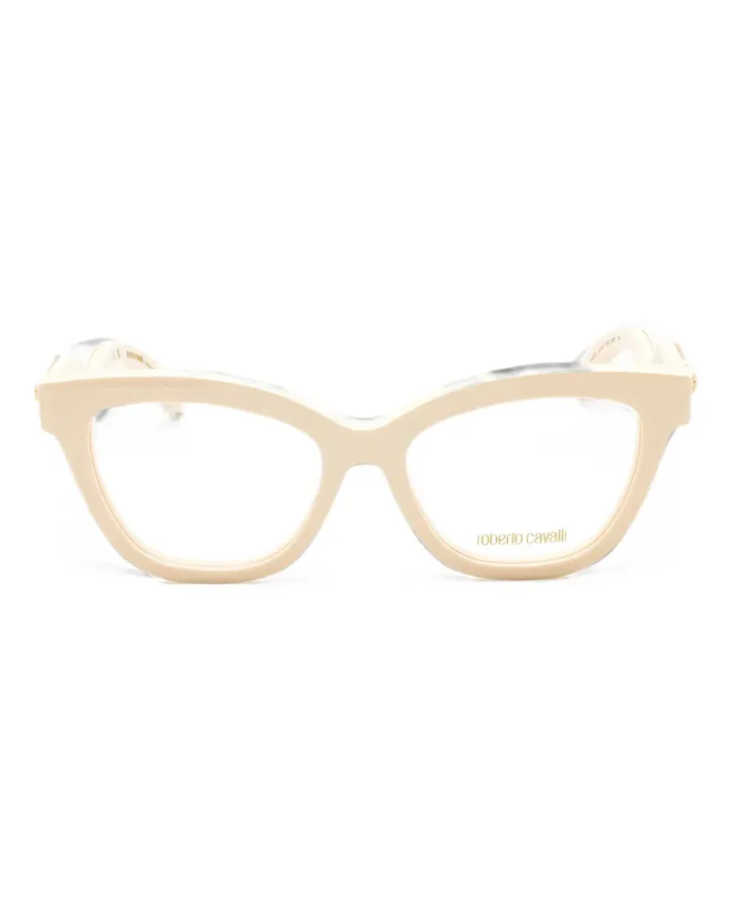 Roberto Cavalli cat-eye frame glasses - Nude Nude