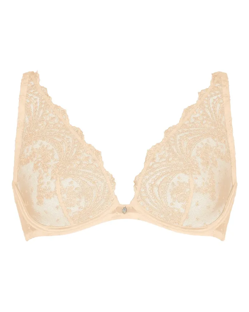 Aubade Antique Lights Triangel-BH mit Stickerei - Nude Nude