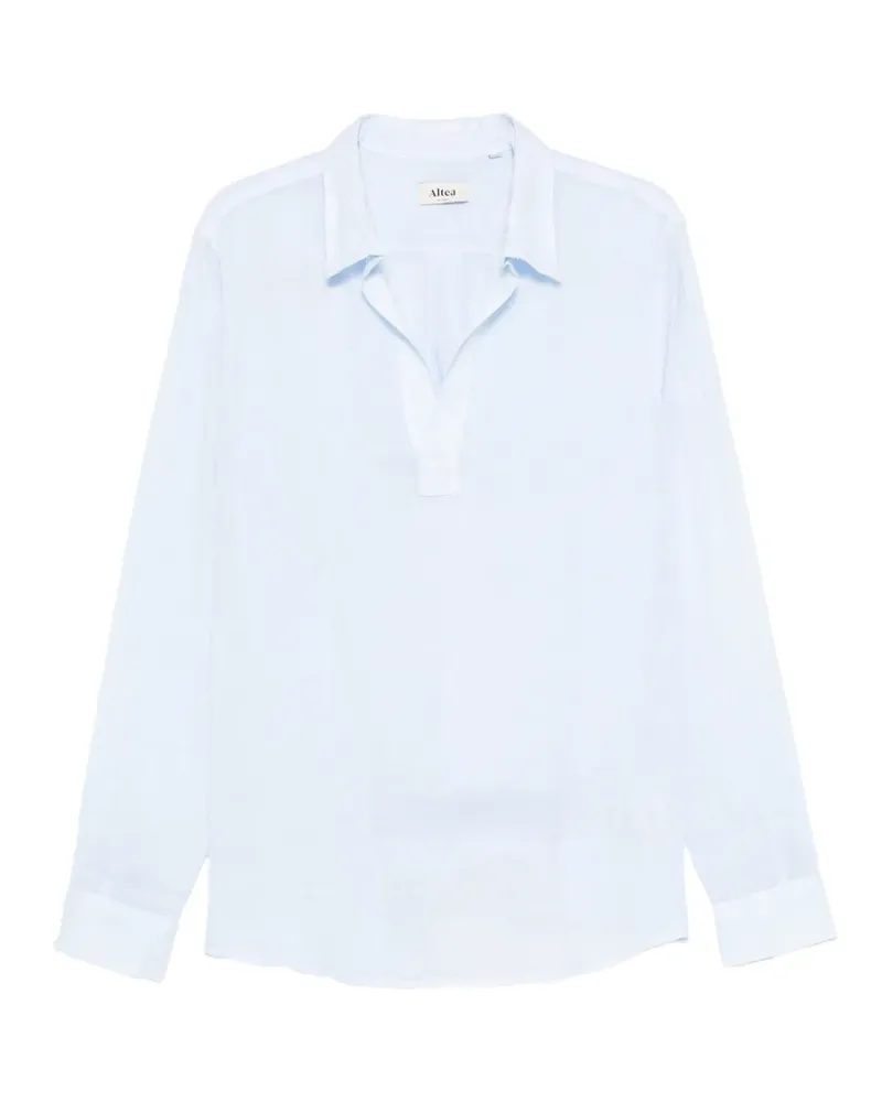 Altea v-neck shirt - Blau Blau