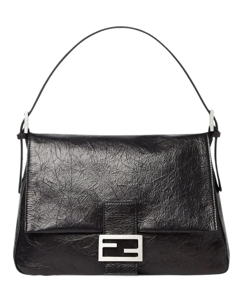 Fendi Flap 26325 Schultertasche - Schwarz Schwarz