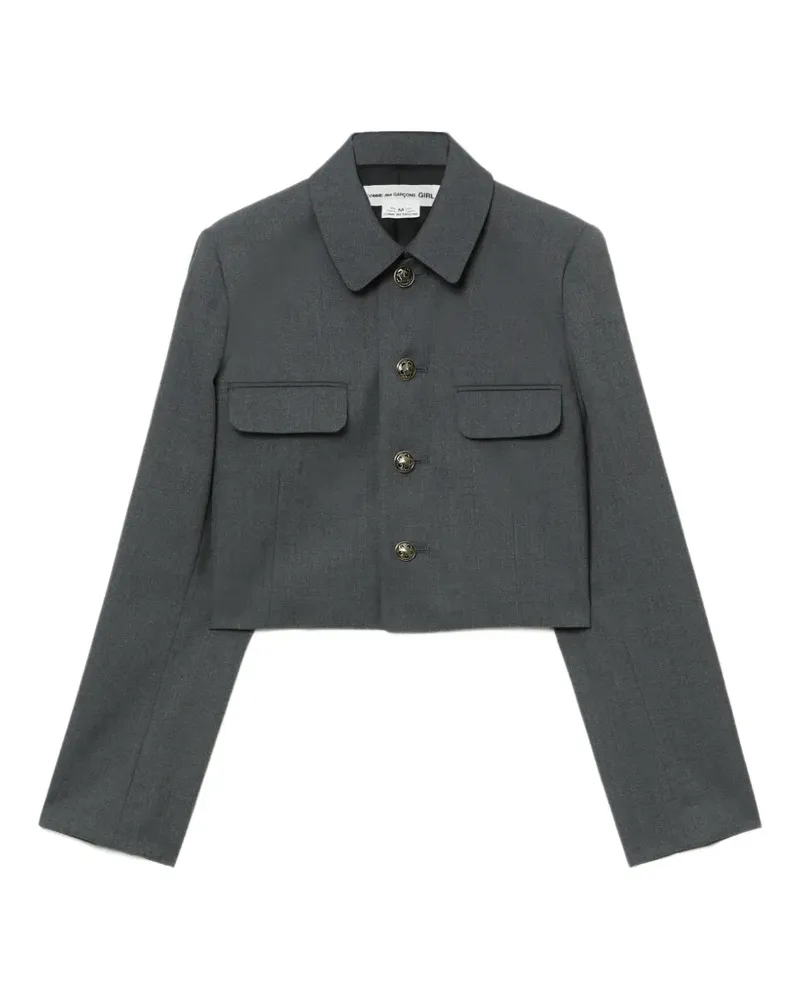 Comme des Garçons Jacke mit Klappentaschen - Grau Grau