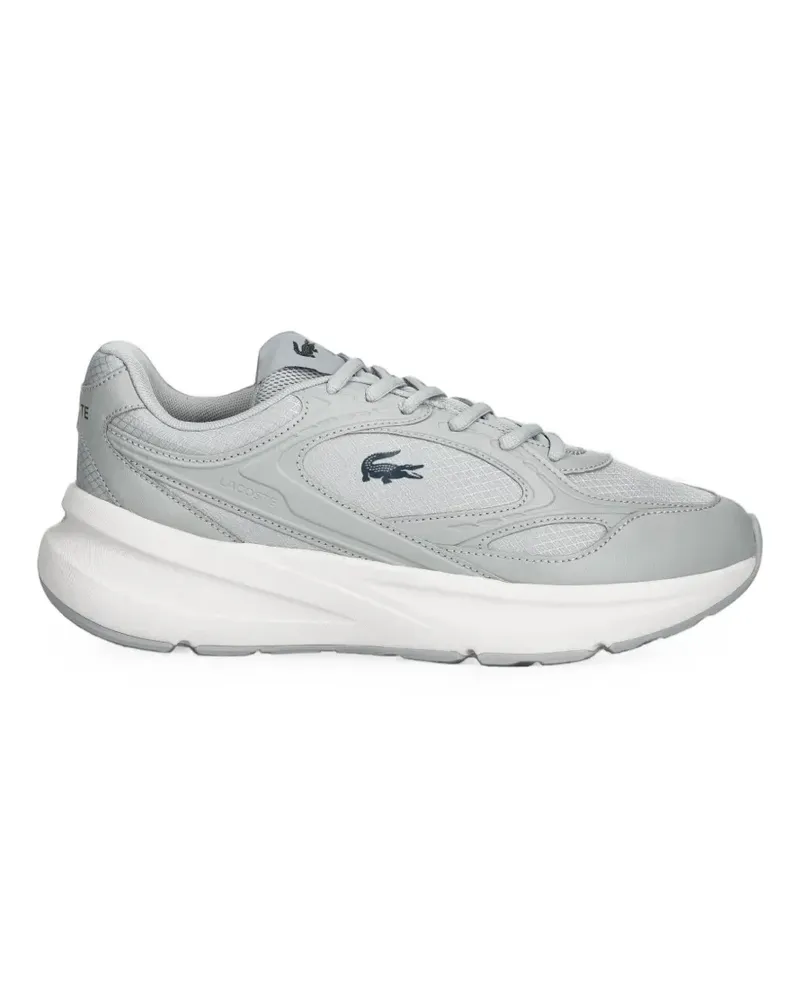 Lacoste Run Set Evo logo-patch panelled sneakers - Grau Grau