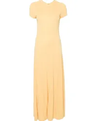 Totême Fluid jersey maxi dress Gelb