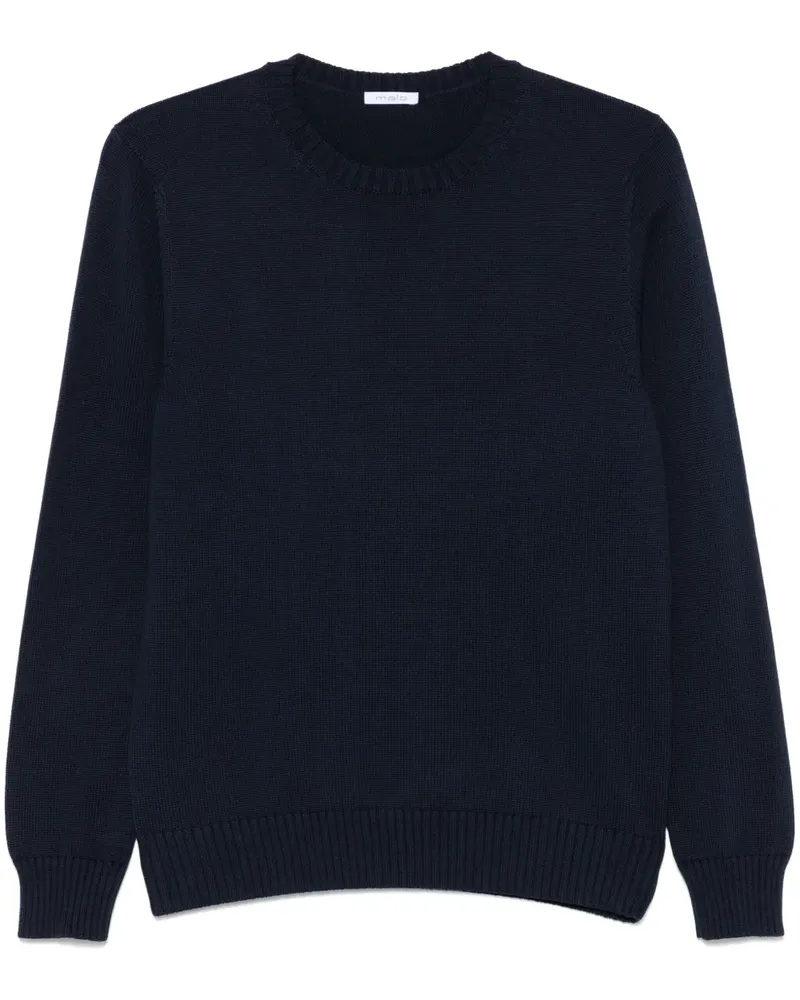 Malo Pullover mit rundem Ausschnitt - Blau Blau