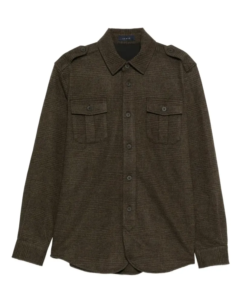 SEASE Hemdjacke mit Klappentasche - Grün Grün