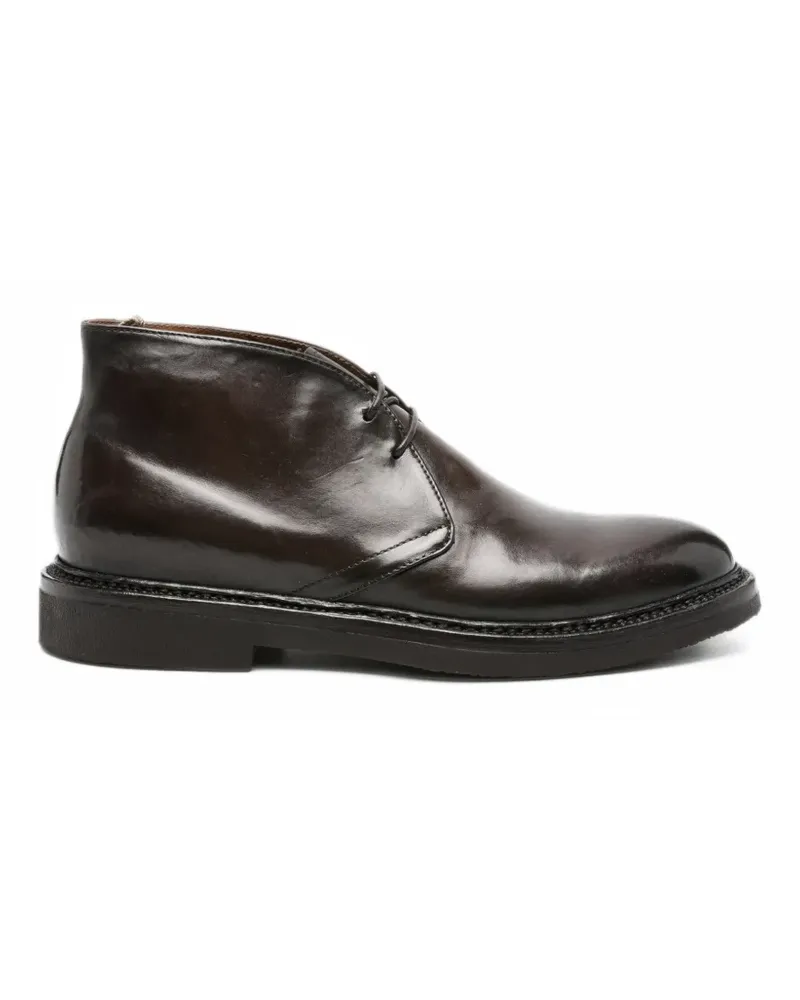 Officine Creative Italia Schnürstiefel aus Leder - Braun Braun