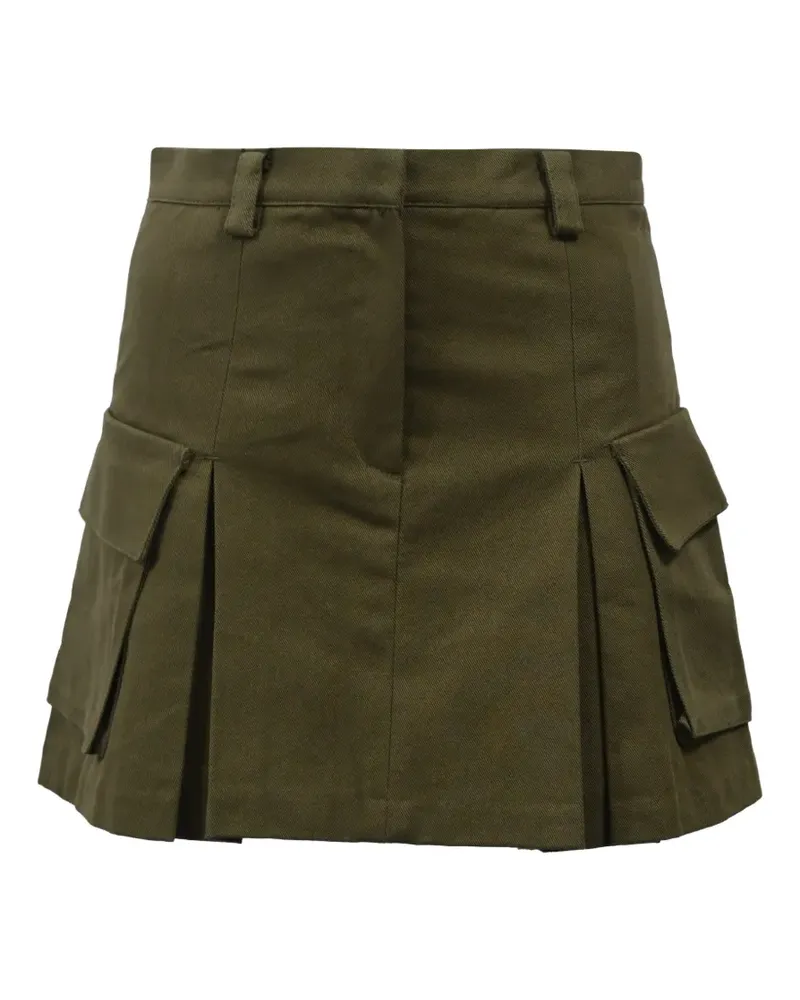 FRANKIE Shop Audrey pleated mini skirt - Grün Grün