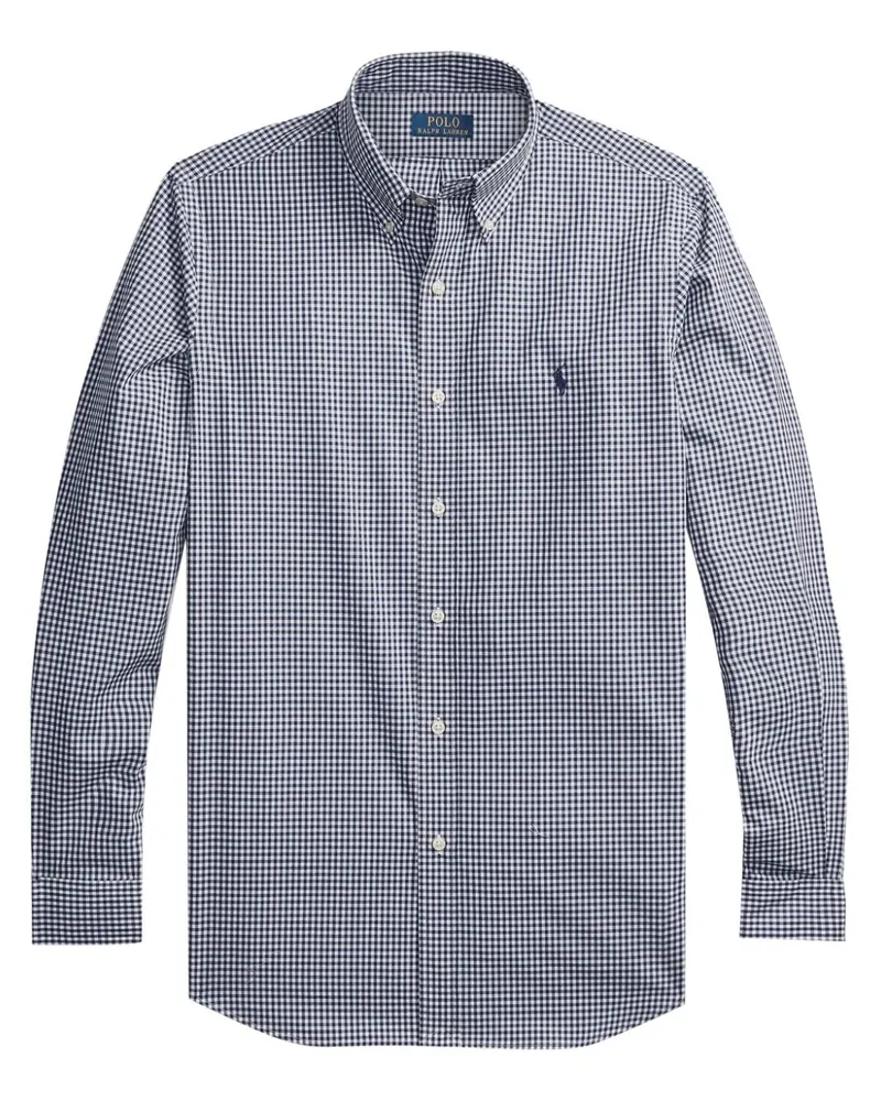 Ralph Lauren Hemd mit Mini-Karomuster - Blau Blau