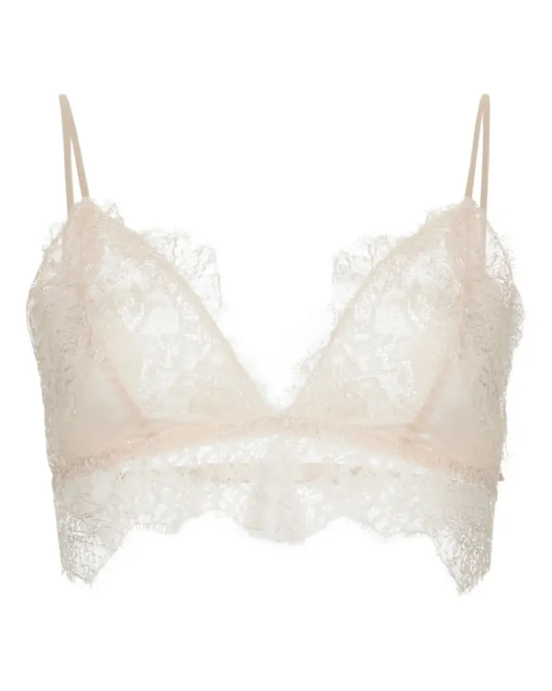 Liu Jo Top mit Spitze - Nude Nude