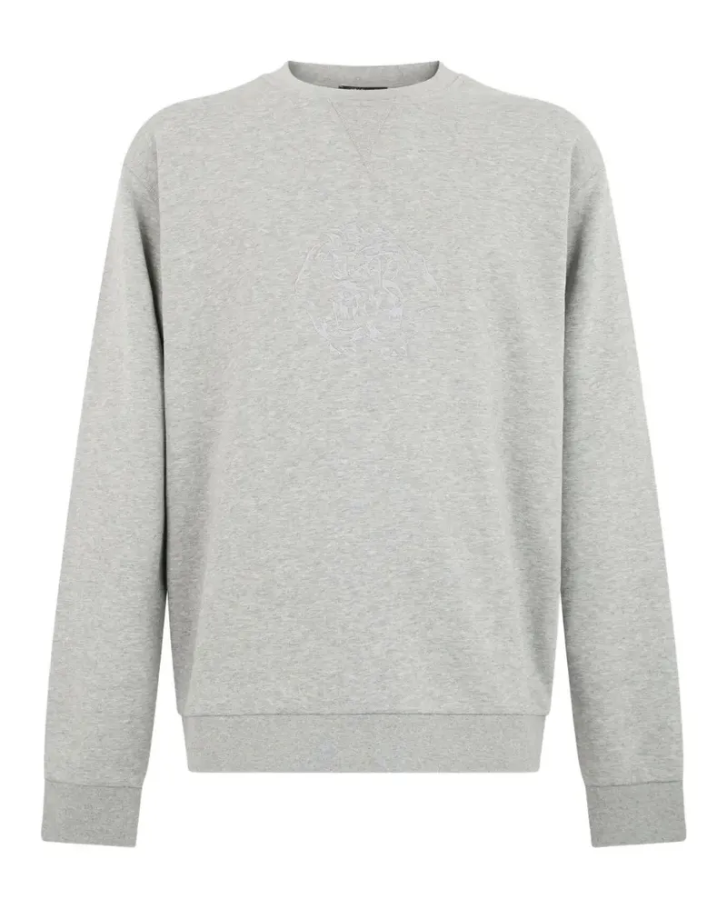 Roberto Cavalli Pullover mit Logo-Stickerei - Grau Grau