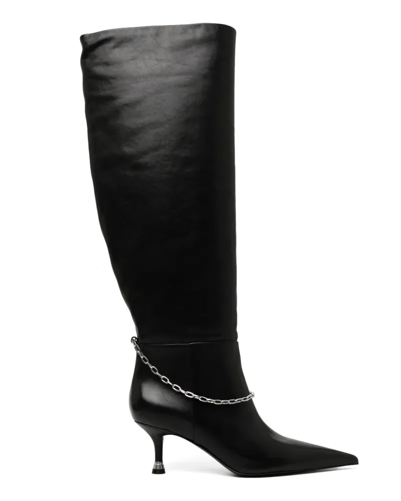 Alexander Wang Akila Stiefel 65mm - Schwarz Schwarz