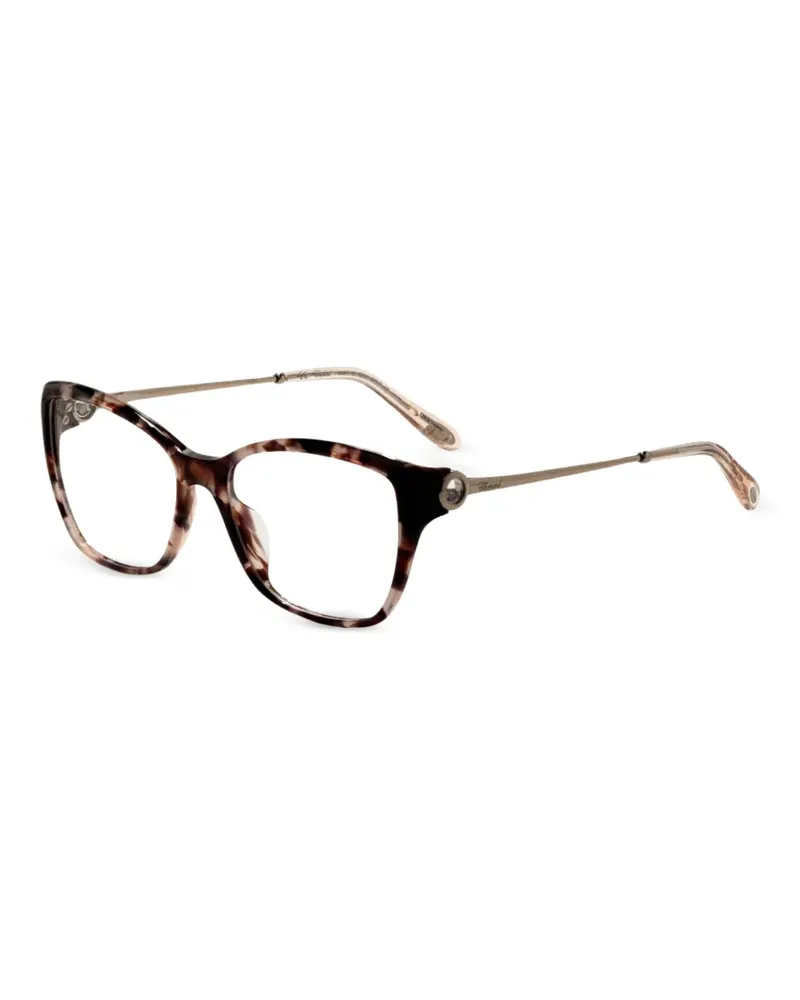 Chopard Cat-Eye-Brille in Schildpattoptik - Braun Braun