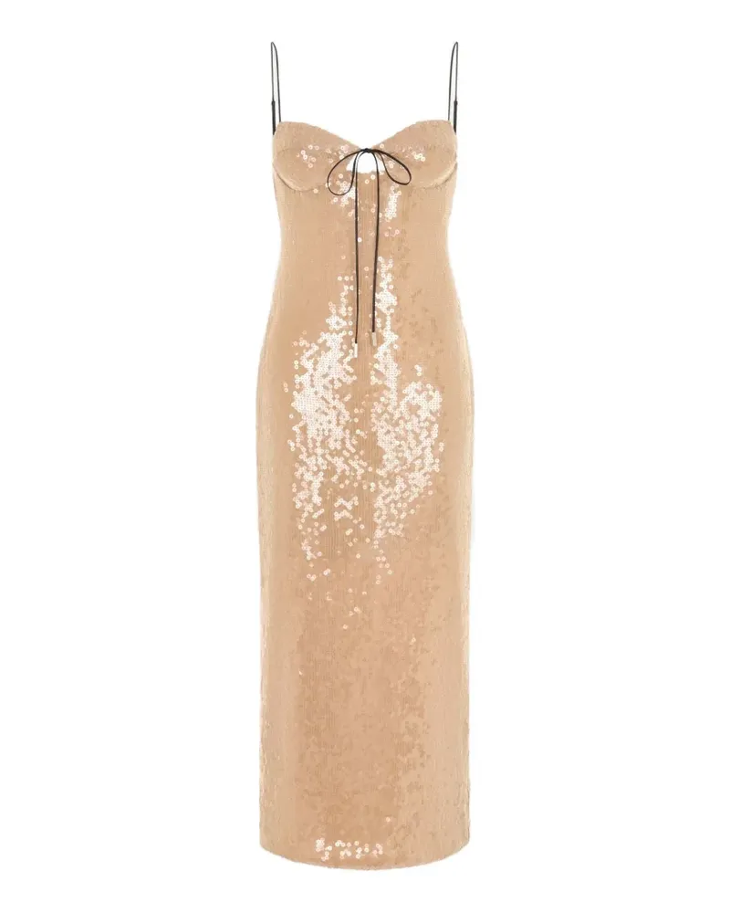 16ARLINGTON Che midi dress - Nude Nude