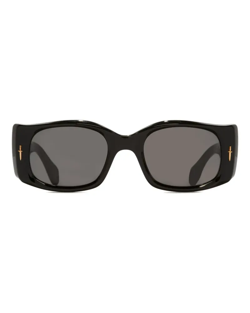 Cutler and Gross Sonnenbrille mit Schlangenverzierung - Schwarz Schwarz