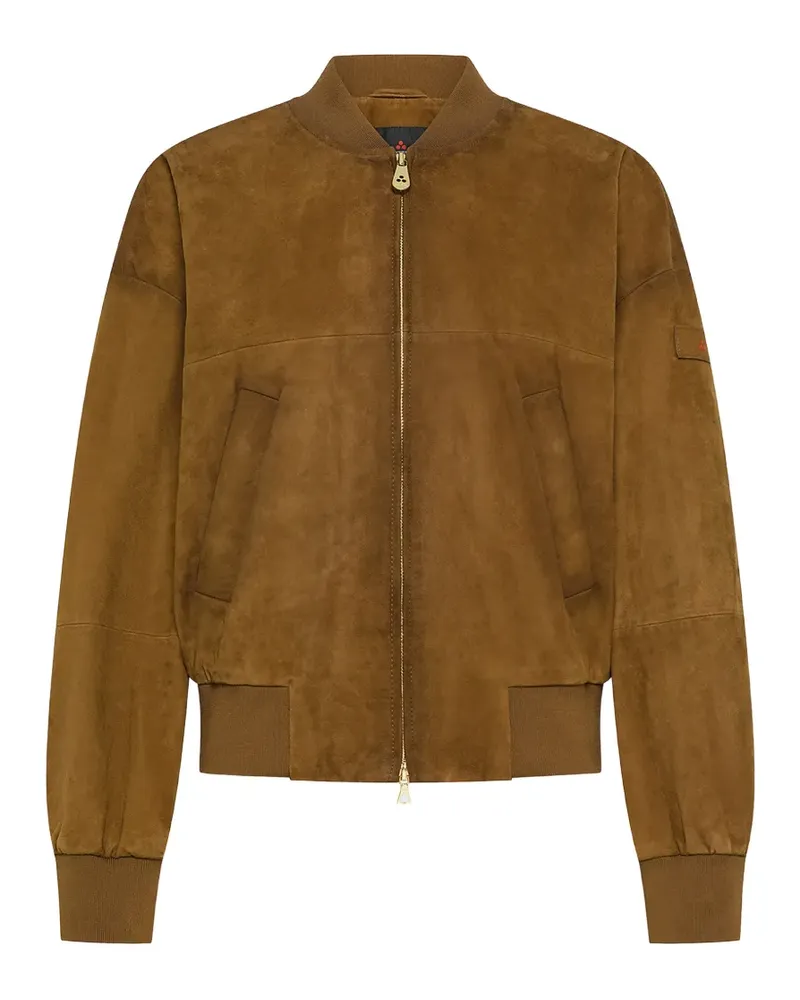 Peuterey Ruti suede bomber jacket - Braun Braun