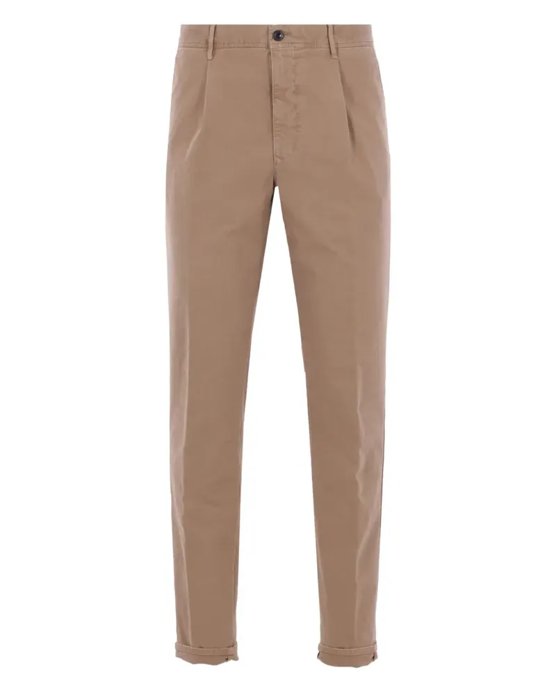 Incotex pleated trousers - Braun Braun