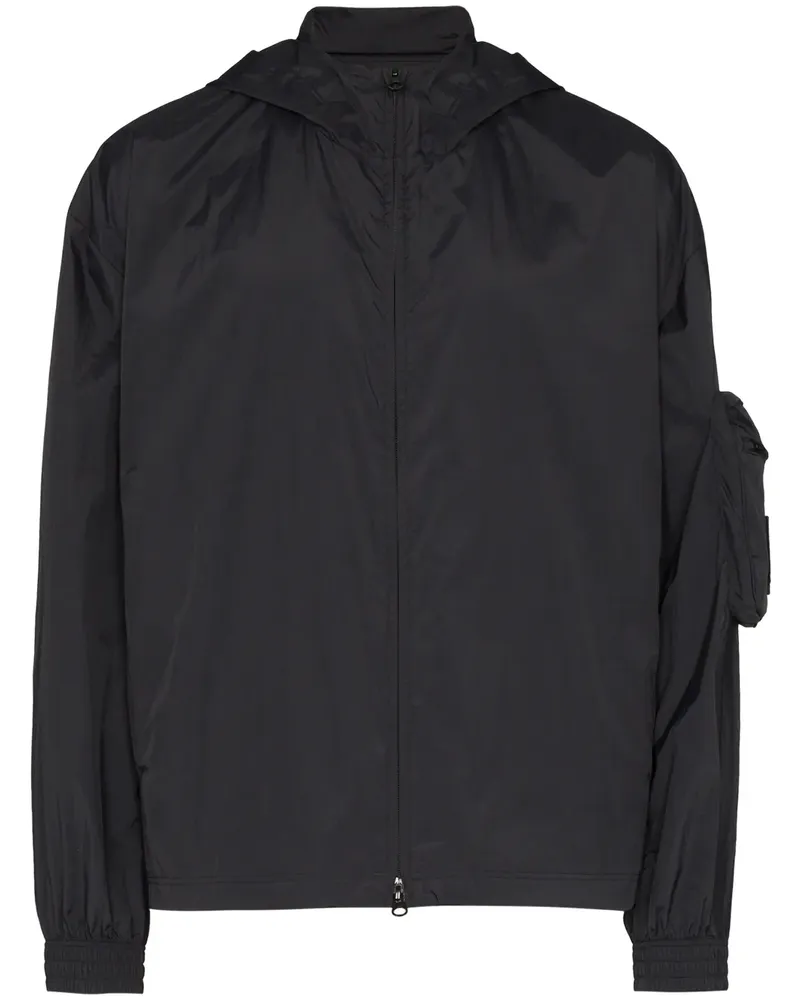 Y-3 Packbare Shell-Sportjacke - Schwarz Schwarz