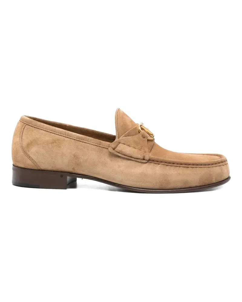 Valentino Garavani suede loafers - Nude Nude