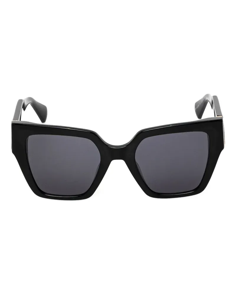 AllSaints geometric-frame sunglasses - Schwarz Schwarz
