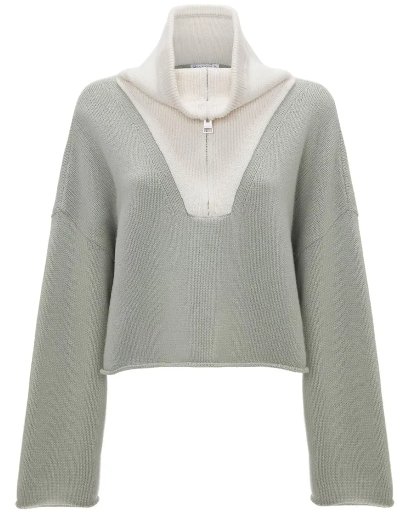 J.W.Anderson Pullover mit Logo-Patch - Weiß Weiß