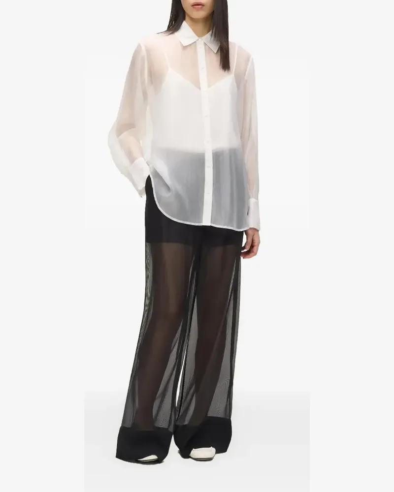 Karl Lagerfeld organza blouse - Weiß Weiß