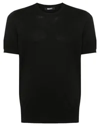 ERALDO Gestricktes T-Shirt Schwarz