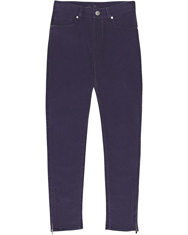 Loro Piana Klassische Skinny-Hose - Violett Violett