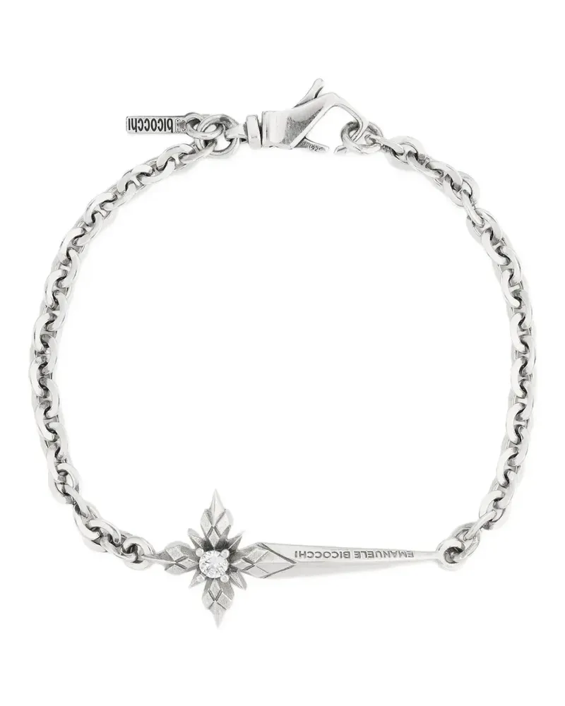 Emanuele Bicocchi Stella Ventis dagger bracelet - Silber Silber
