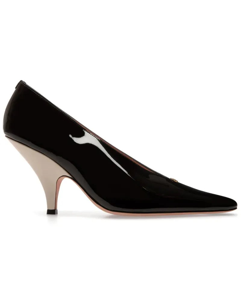 Bally Pumps aus Lackleder 85mm - Schwarz Schwarz