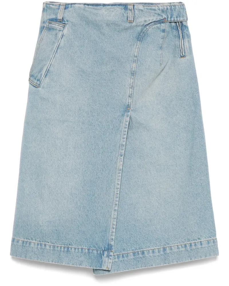 Victoria Beckham Midirock aus Denim - Blau Blau
