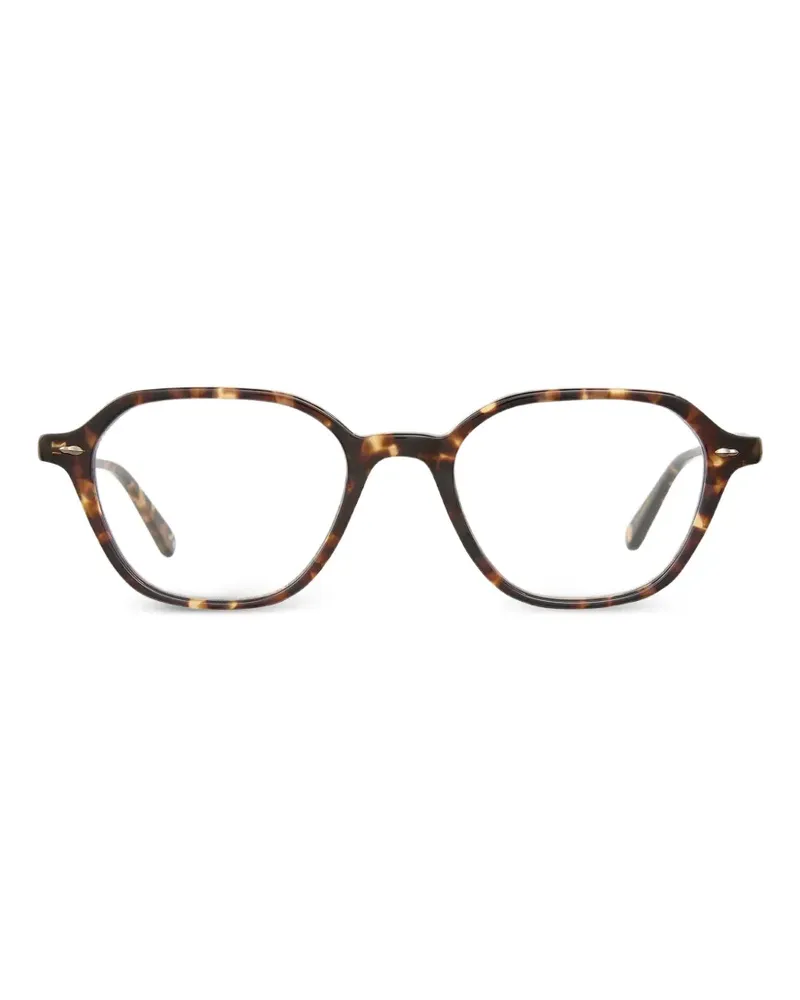 Garrett Leight Galloway geometric-frame glasses - Braun Braun
