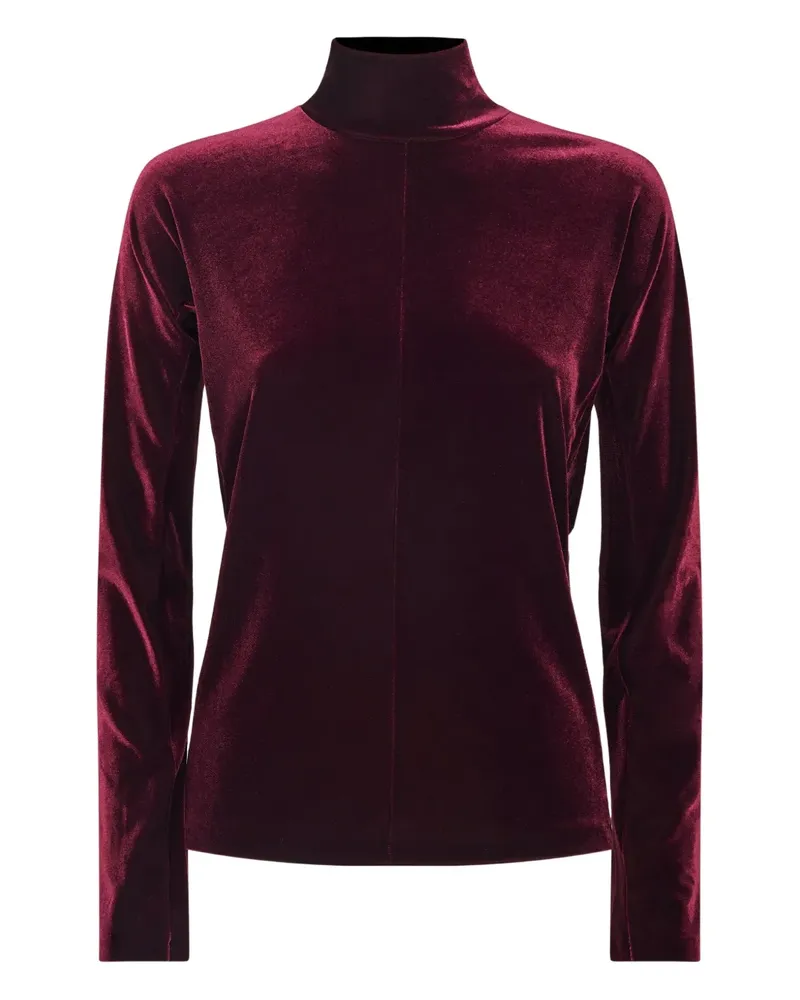 forte_forte T-Shirt mit Stehkragen - Rot Rot