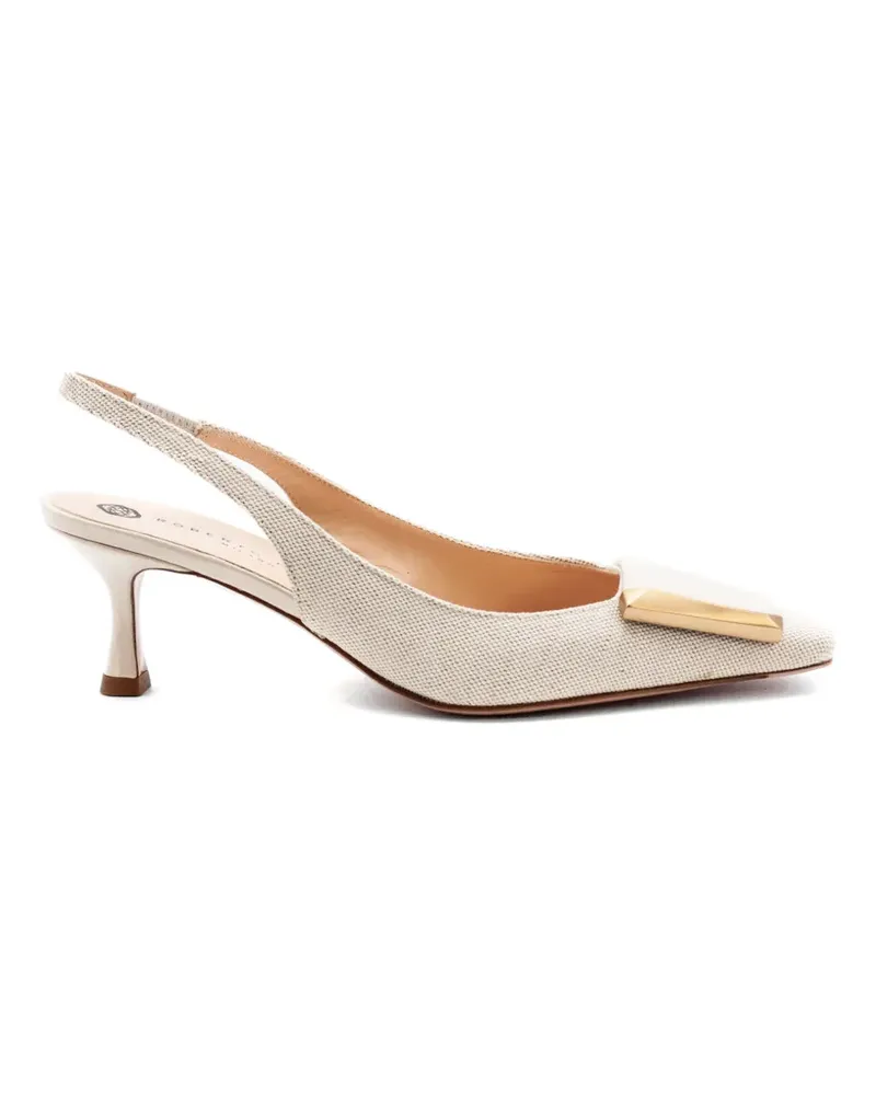 FESTA Milano Arienne canvas sandals - Nude Nude