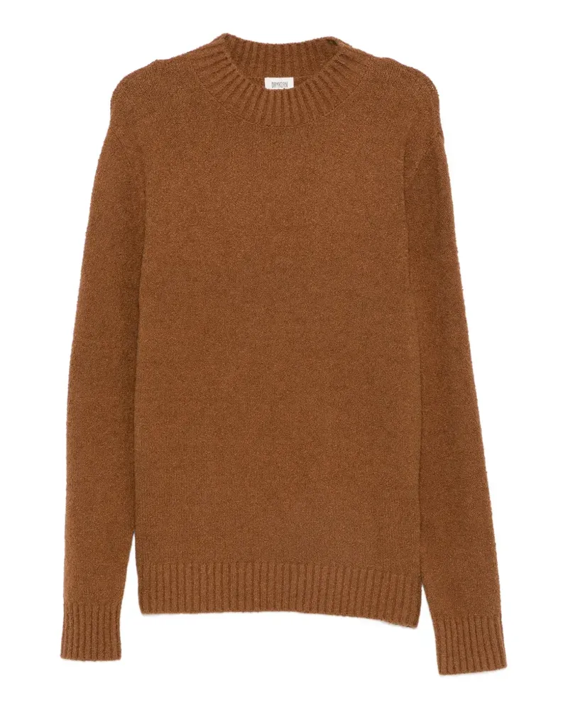 Drykorn Gerippter Zayn Pullover mit Stehkragen - Braun Braun