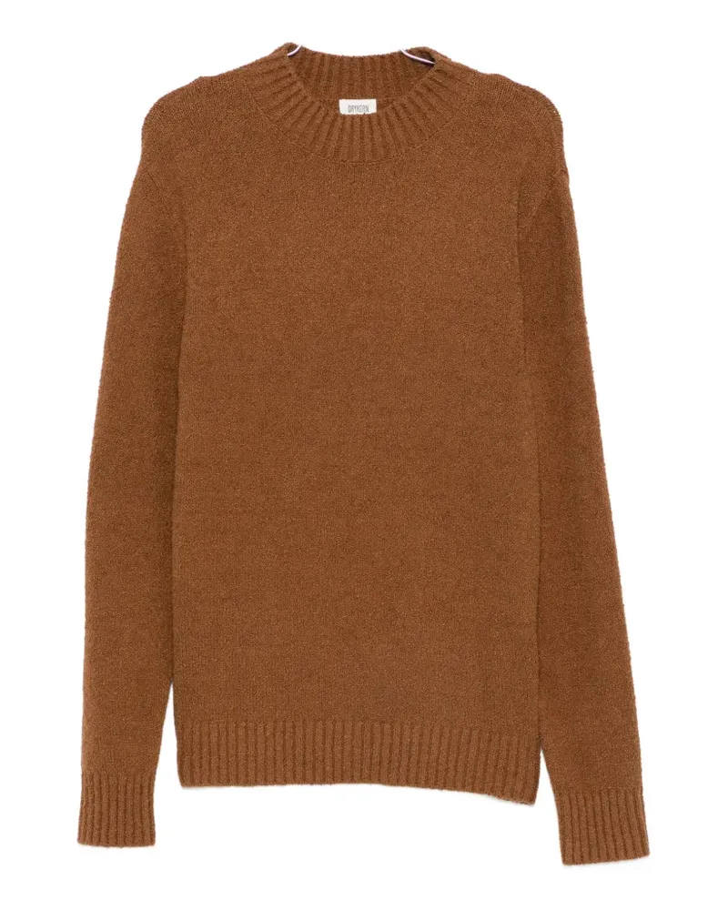 Drykorn Zayn ribbed-knit mock-neck sweater - Braun Braun