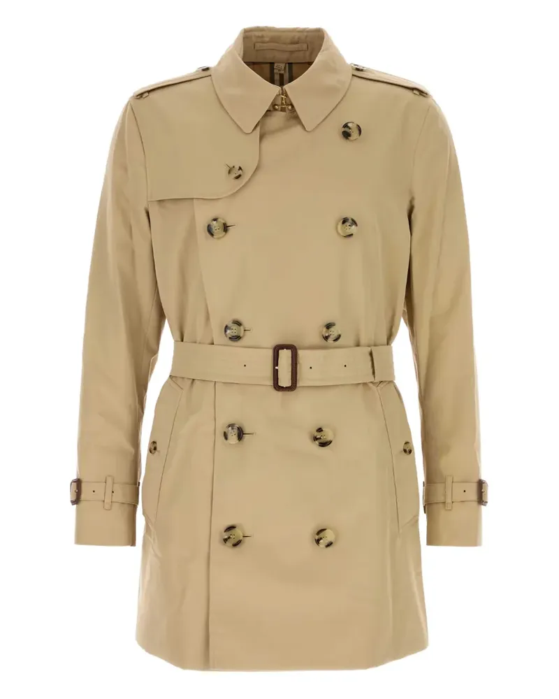 Burberry Kurzer Kensington Trenchcoat - Nude Nude