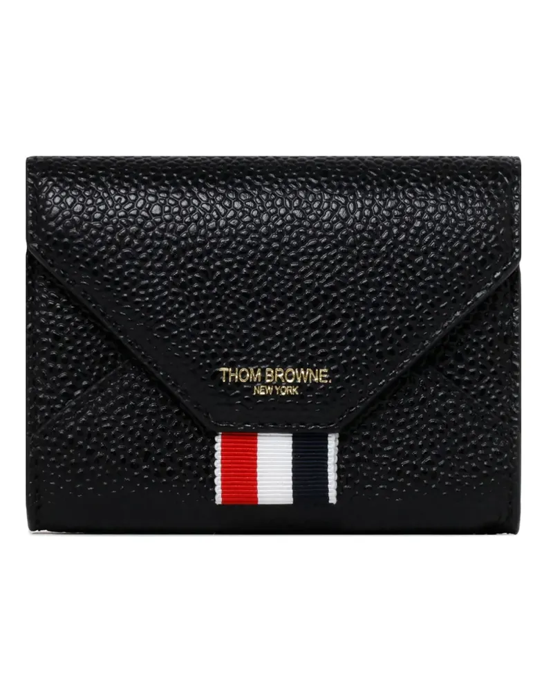 Thom Browne Kartenetui in Kuvertform - Schwarz Schwarz